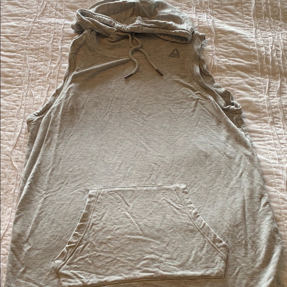 Reebok sleeveless hoodie